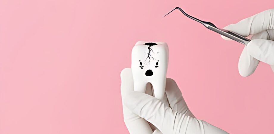 dentista demonstrando quais são os tipos de cárie
